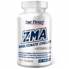  Be First ZMA bisglycinate chelate + vitamin D3 90 