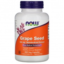Специальный препарат NOW Grape seed  100 мг 100 капсул