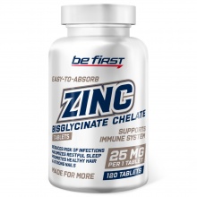 Витамины Be First Zinc Bisglycinate Chelate 120 таблеток